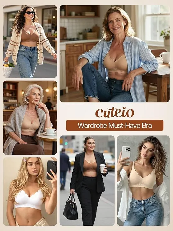 cuteio seamless bralettes brand intro